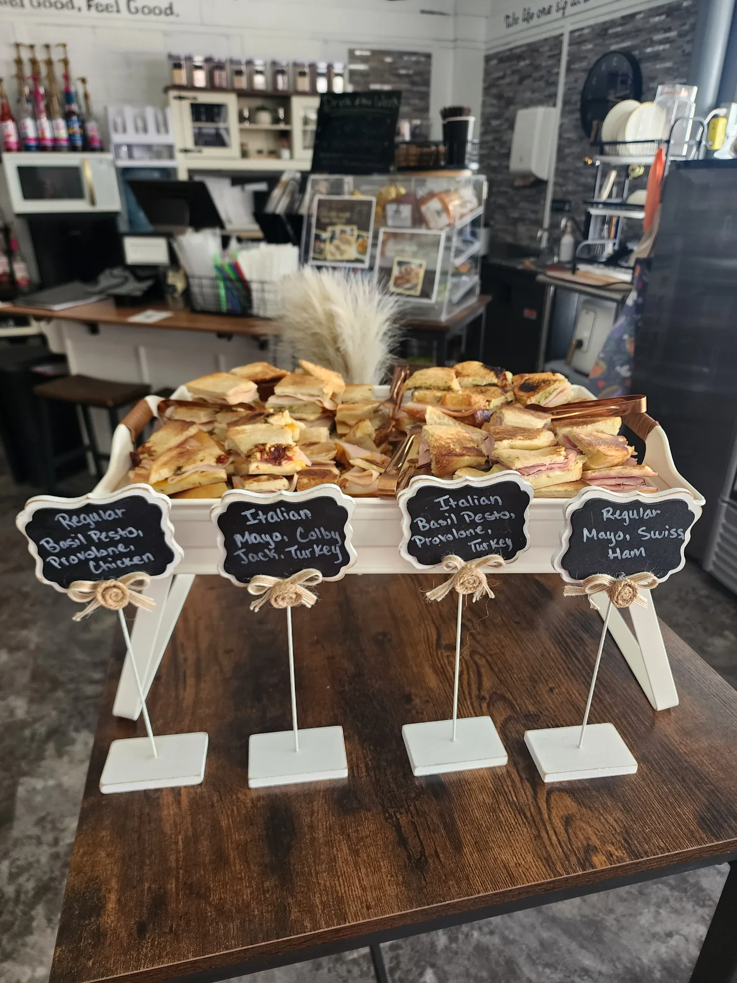 Catering sandwich platter
