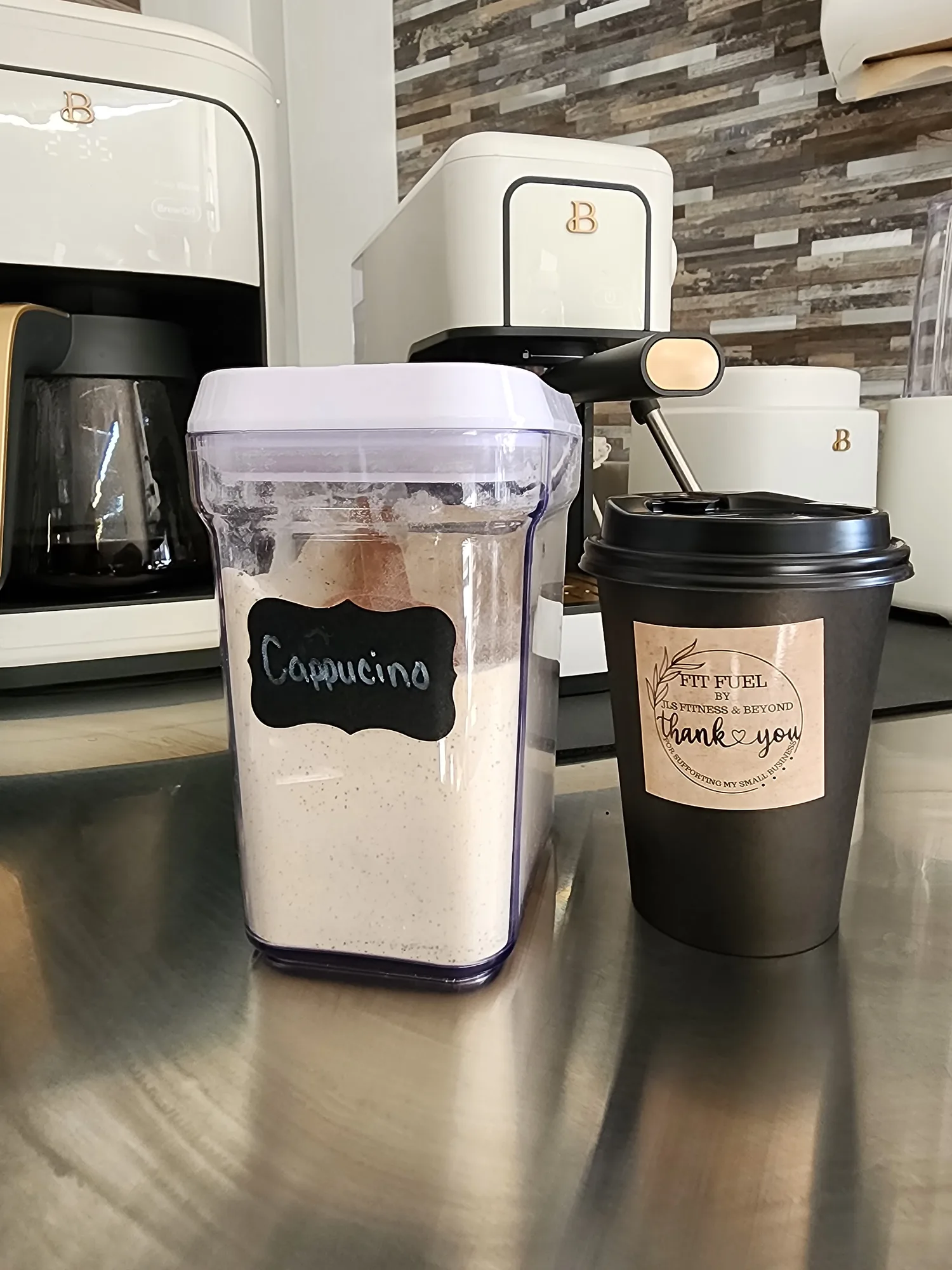 Protein cappuccino at Fit Fuel Cafe